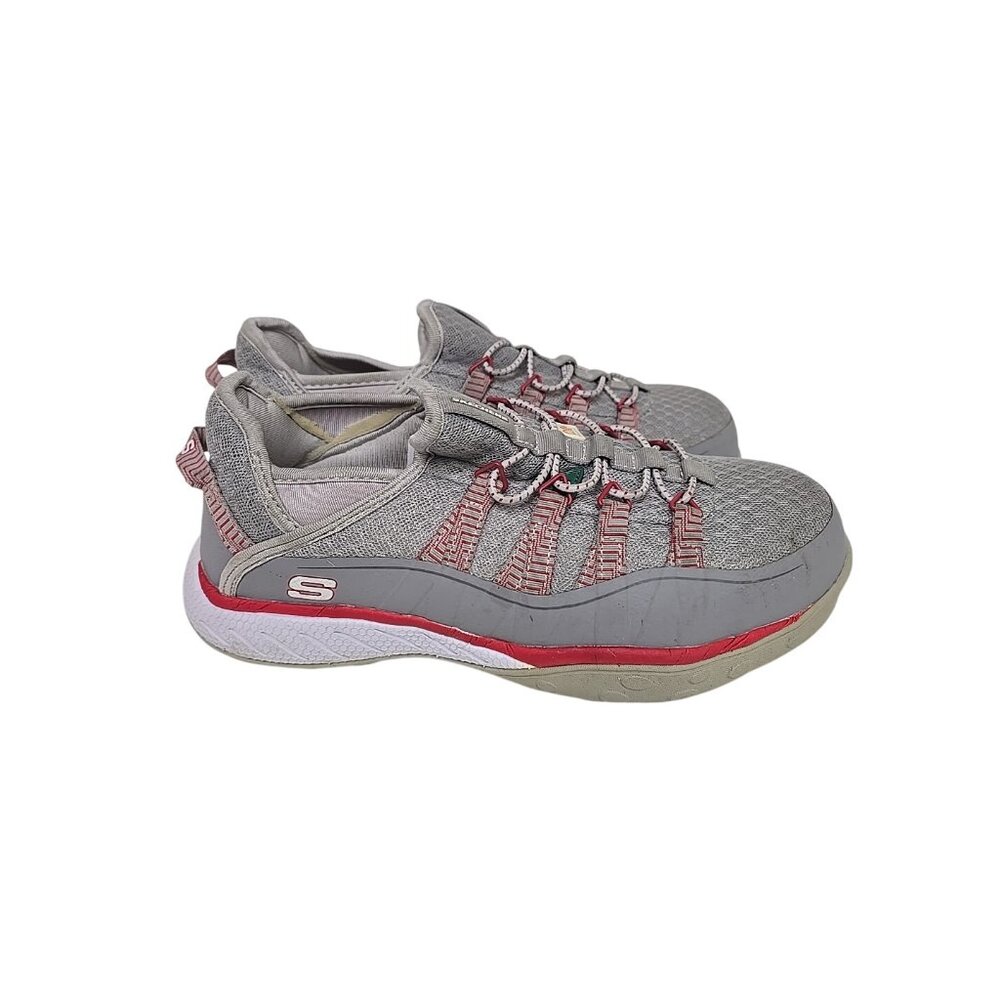 Skechers Women's Aluminum Toe SP Slip Resistant Work Shoes 99996596 Gray 8M - Picture 2 of 7